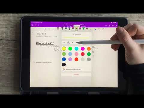 Erste Schritte mit OneNote auf dem iPad