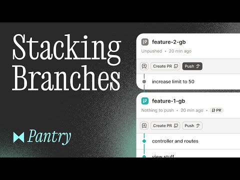 Stacking Branches with Git and GitButler