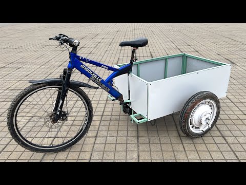 The 50 year old welder gave me the idea to turn a bicycle into a unique electric tricycle!