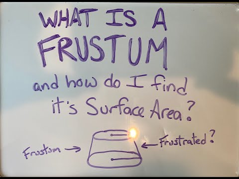 Find the Surface Area of a Frustum
