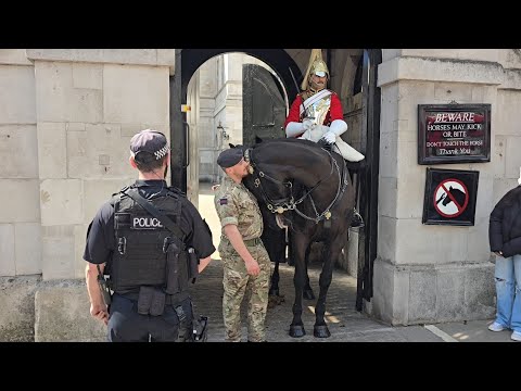 THIS HORSE WILL MELT YOUR HEART ❤️ LOVING MOMENT BETWEEN SOLDIER AND SPOOKED HORSE