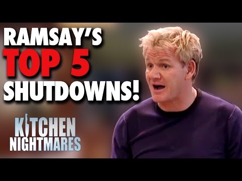 Gordon Ramsay's Top 5 SHUTDOWNS! | Kitchen Nightmares