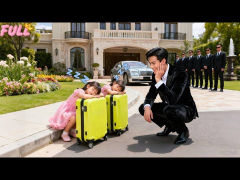 Two Twins Sleep On A Suitcase; CEO Sees Them—Turns Out They’Re His Long-Lost Daughters!