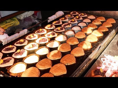 KURIMANJU | Chestnut Cake | Japanese Street Food | Kyoto Japan