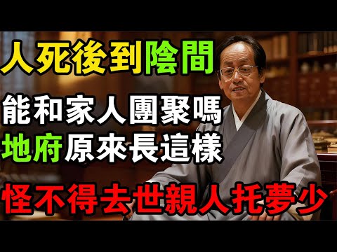 倪海廈：人死後到陰間能和親人團聚嗎？原來地府是這樣，怪不得親人去世很少托夢，看完大吃一驚!#倪海厦#人死后#亲人团聚#中医养生#情志调摄