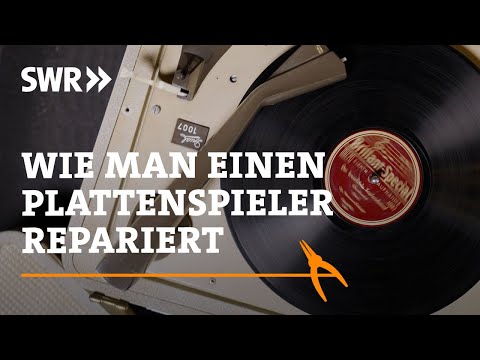 Wie man einen Kofferplattenspieler repariert | SWR Handwerkskunst