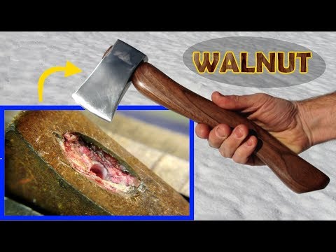 Restore: black walnut hatchet