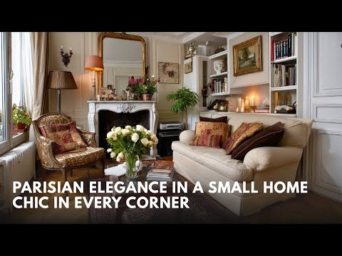 Parisian Elegance in a Small Home Blending Comfort with Sophisticated Design
