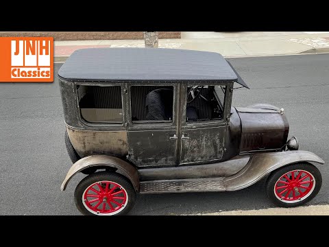 A Forgotten Model T (Episode 15) Making A New Headliner and Installing a New Vinyl Roof