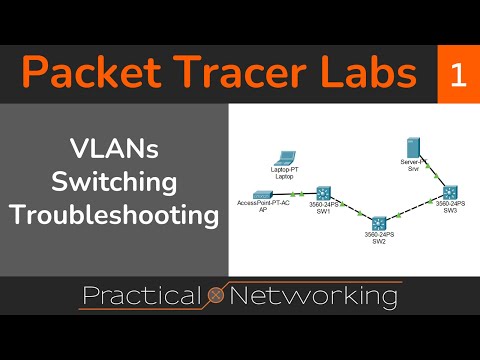 🎬 Let's do Packet Tracer labs together - VLANs, Switching, Troubleshooting - PTL1