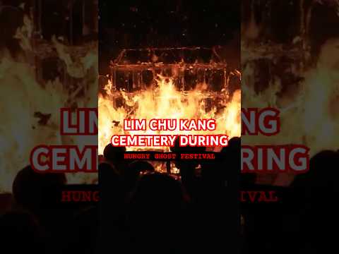 🕯️ A Night at Lim Chu Kang Cemetery during Hungry Ghost Festival