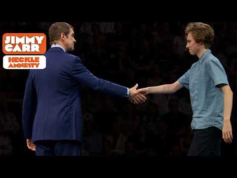 Jimmy Carr Invites a 16-Year-Old Comic On Stage For Some Real Advice