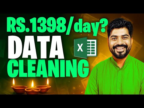 Excel Data cleaning work Rs. 1398 per day❓ (Second Salary)