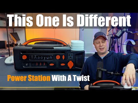 Cool Tech - Unique Portable Power Station To Charge All Your Tech - Aaoyun AOY-320