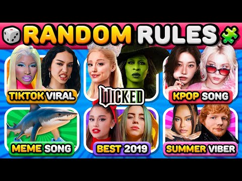 Save One Song: RANDOM Rules 🔥Tiktok Viral vs Collab vs Kpop | Music Quiz 2025