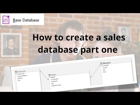 How to create a sales database in LibreOffice Base