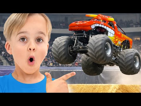 Chris and Mike went to see MONSTER JAM