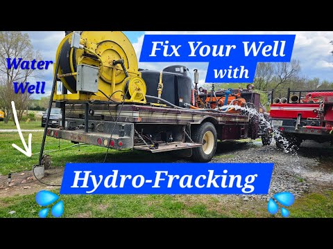 Fixing a Water Well that Keeps Running Dry. Hydro-Fracking, Full Pump System Inspection
