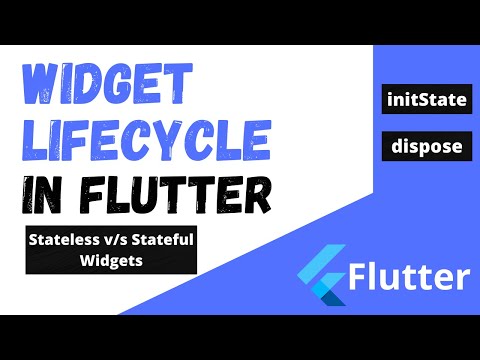 Widget Life Cycle in Flutter Explained | Flutter Basics
