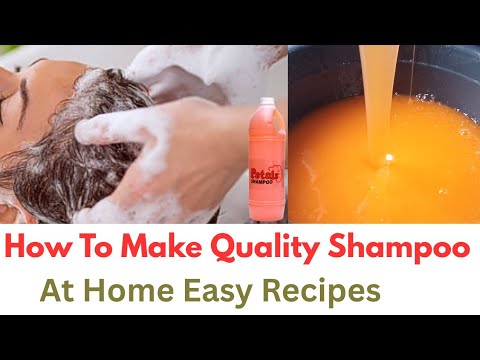 How to Make Profitable Quality Shampoo For Sales & Personal Use