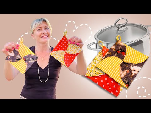 I'VE NEVER SEEN 3D HANDHELDS WITH JUST FABRIC CIRCLES! EASY FOR BEGINNERS 🙋‍♀️🧵🥰