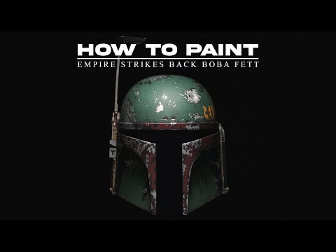 How to Paint a Screen Accurate ESB Boba Fett Helmet (multi layer paint and using liquid masking)