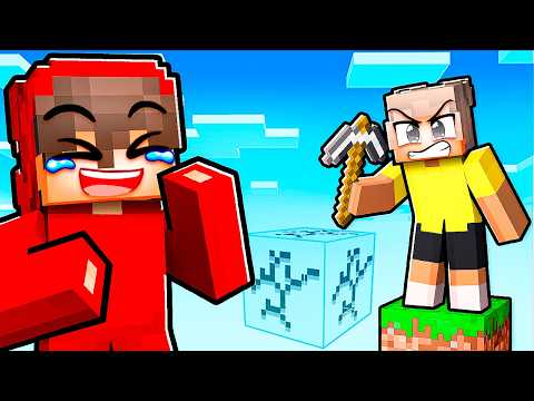 I Trapped My Friends on a FAKE ONE BLOCK!