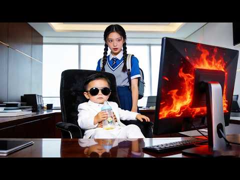 Mom kicked out as gold-digger,3-year-old genius steals $5M from dad’s company in a second,life rever