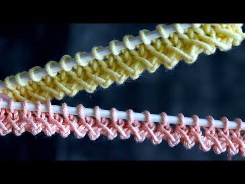 НЕОБЫЧНЫЙ наборный край СПИЦАМИ. MUST HAVE. Мастер-класс.