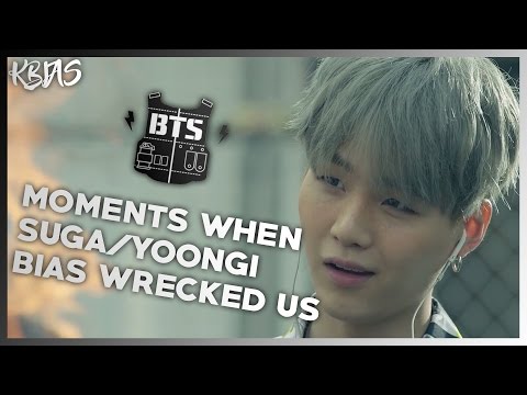 BTS SUGA/YOONGI - MOMENTS WHEN HE BIAS WRECKED US