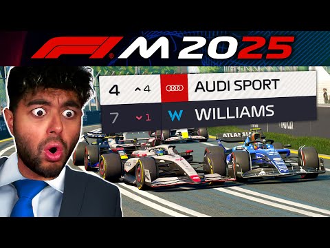Audi's F1 start SHOCKS! Can I compete?! F1 Manager: 2025 DLC Career S2 Part 2