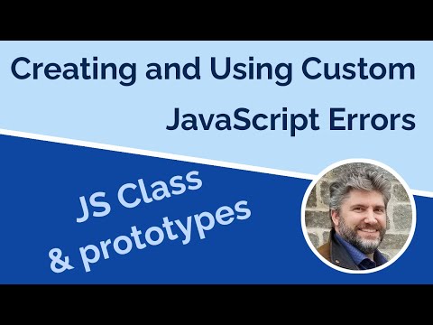 Creating Custom Errors in JavaScript