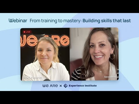 From training to mastery: Building skills that last (with Sara Loncka and Stine S. Snekkenes)