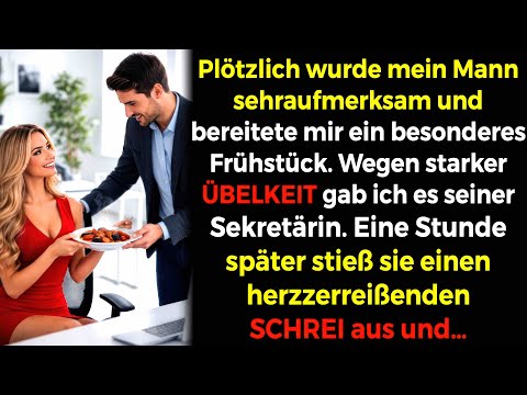 Mein Mann machte mir ein Übelkeits-Frühstück🍲🤔 ich gab es seiner Sekretärin. 1h später...😱