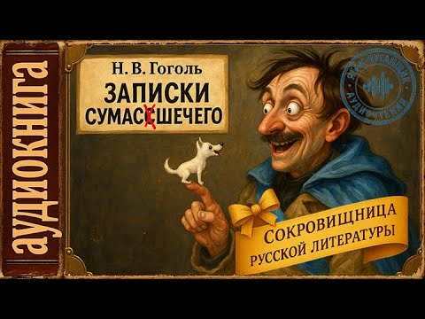 🎧 Аудиокниги. Н.В. Гоголь «Записки сумасшедшего».