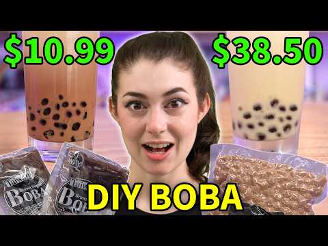 Testing Cheap vs Expensive Boba Tea Kits (unexpected results!)