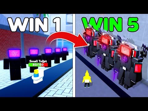 Everytime I Win, My Units EVOLVE in Toilet Tower Defense!