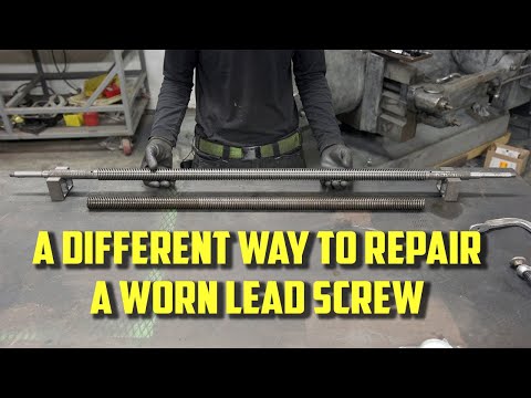 A Different Way to Repair a Worn Lead Screw