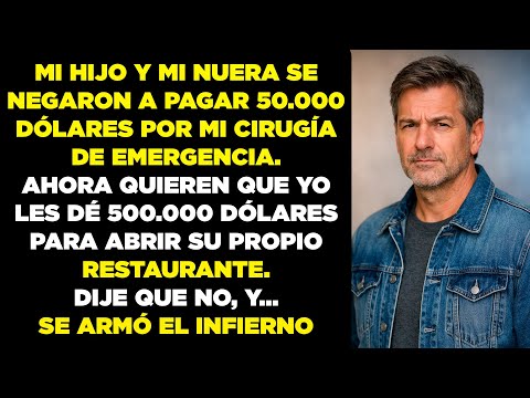 Mis hijos se negaron a pagar 20.000 dólares por mi cirugía urgente. Ahora exigen 100.000 dólares