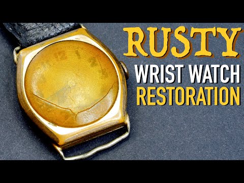 RUSTY Restoration - Abandoned 1934 wrist watch│Nicholas Hacko Master Watchmaker