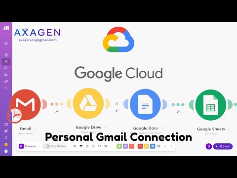 Connect Personal Google in make.com 2025 / Gmail, Sheets, Docs, Drive
