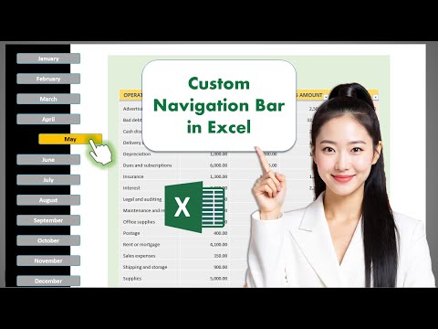 Excel Navigation bar : Make Your Spreadsheets Shine! || Simple and easy step by step Guide #excel