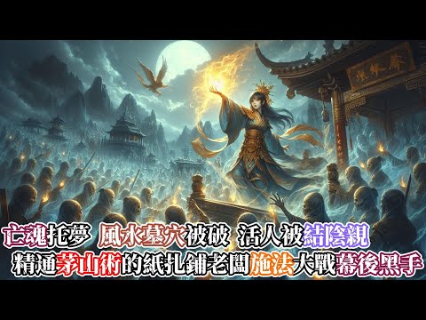【靈異故事】精通茅山術的紙扎鋪老板受亡魂托夢委託，處理陰宅風水…卻發現墓中埋著陌生尸骨，背後竟有人用邪術操縱，想要奪取墓穴氣運… |神秘傳說|靈異故事|懸疑驚悚