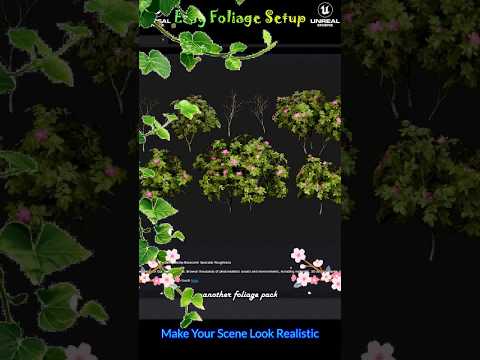 Unreal Engine 5 Foliage Tutorial Grass, Bushes & Pots 🌿