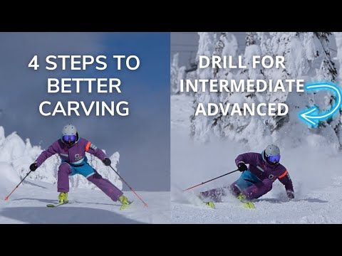 4 Steps To Better Carving | Carving Drill For Intermediate/Advanced Skiers - In Riggers