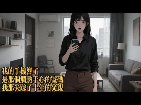 我的手機響了，是那個爛熟於心的號碼，我那失蹤了十年的父親|恐怖動漫|懸疑動漫|虐心動漫