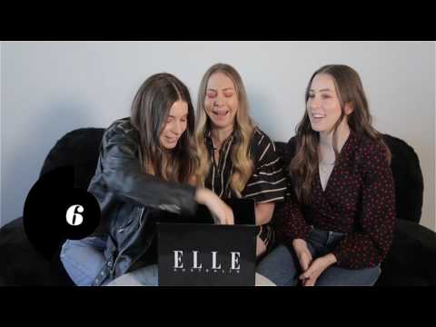 HAIM's ELLE Mystery Box Challenge | ELLE Mystery Box Challenge