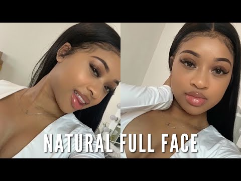 MY VERY FIRST TIME DOING MY OWN MAKEUP | NATURAL FULL FACE