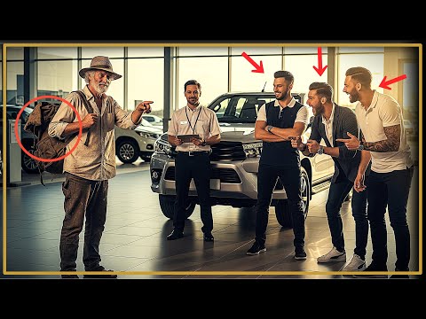 HOMBRE CUBIERTO DE POLVO PIDIÓ 3 CAMIONETAS 4x4... LOS JÓVENES SE RIERON Y SU MOCHILA LOS DEJÓ MUDOS