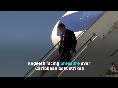 Hegseth facing pressure over Caribbean boat strikes